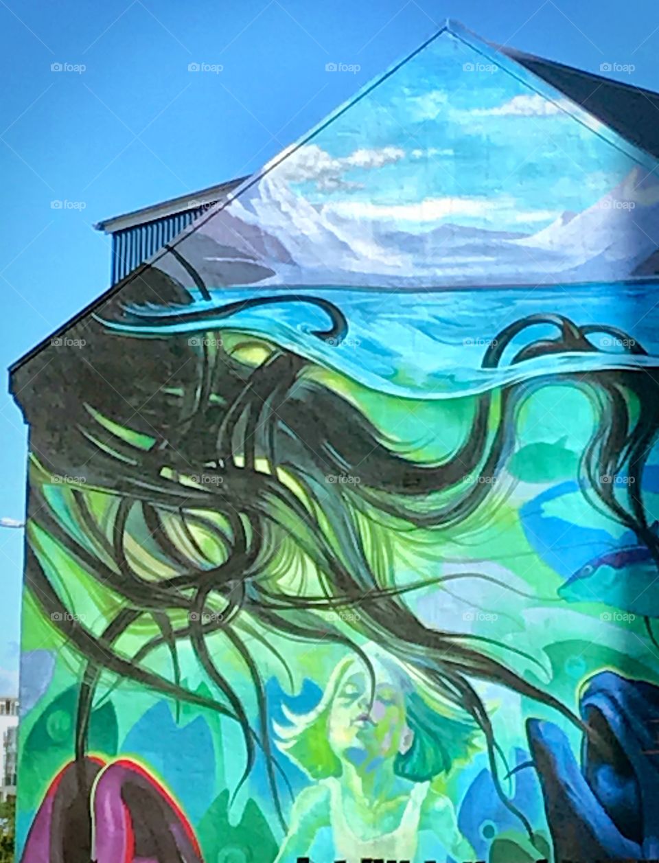 Mural, Reykjavik, Iceland