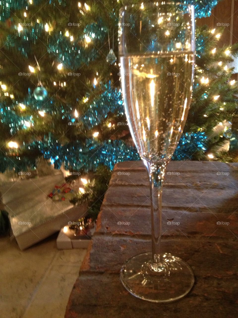 Holiday champagne