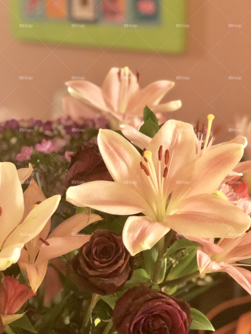 When a love one surprises you with a beautiful bouquet of flowers, all you can do is smile and say thank you. It is good to be thought of in an unexpected sweet way.