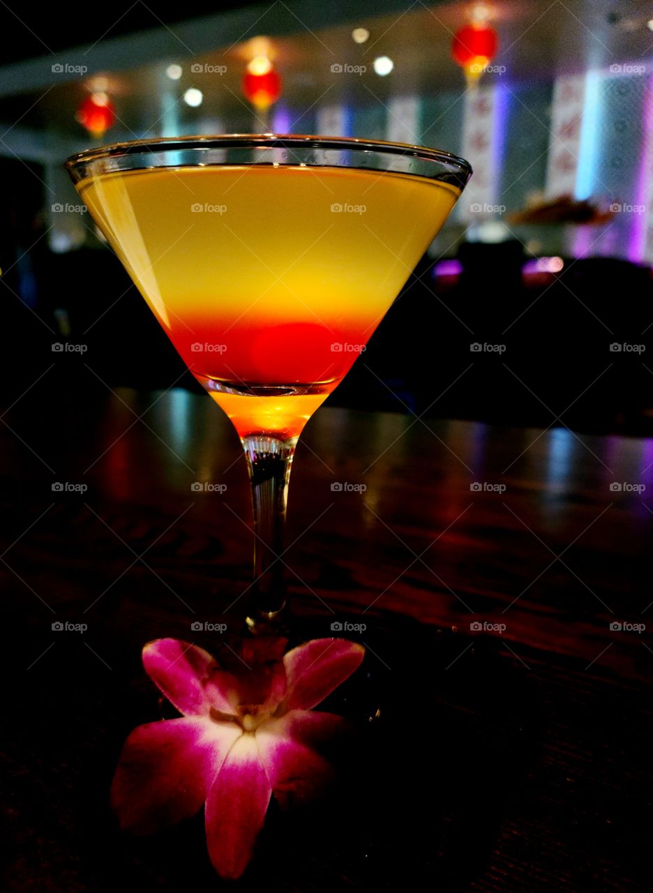 🍍Pineapple Upside-down Martini
