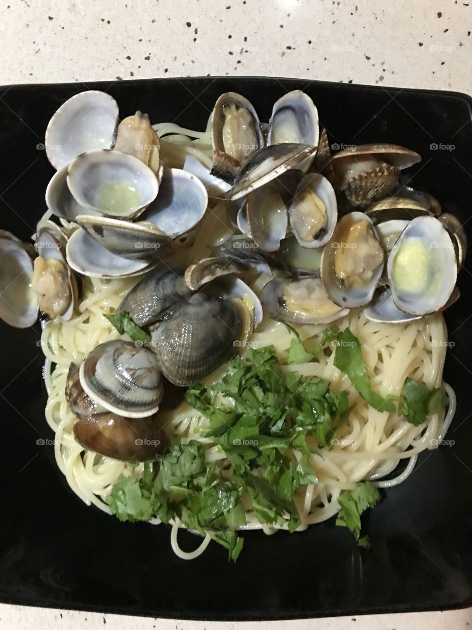 Spaghetti and clams