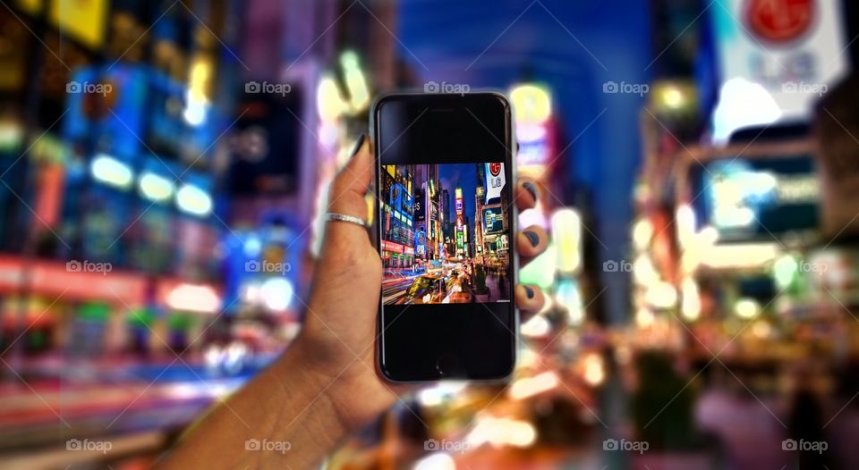 Potographer in action