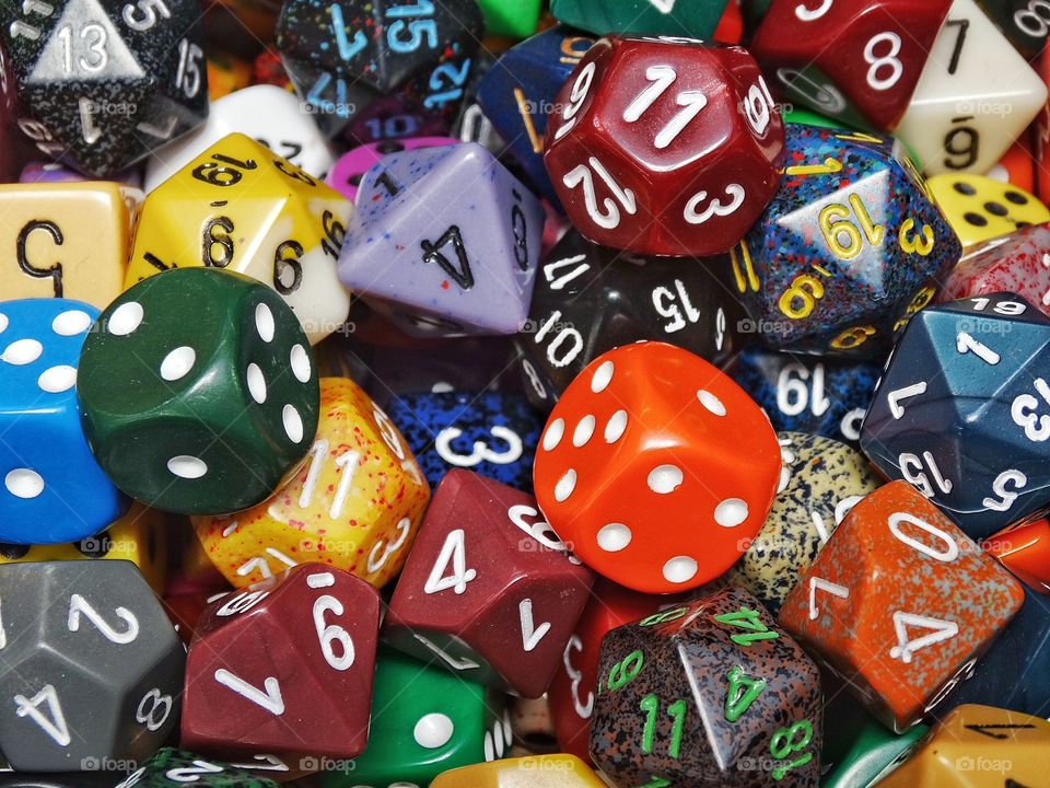 Many-Sided Gaming Dice