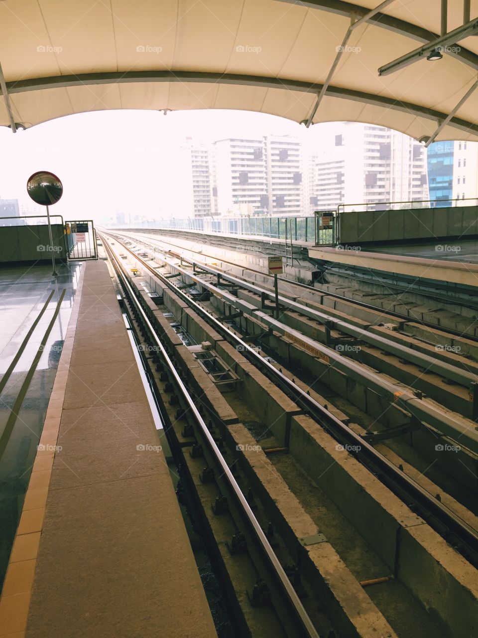 Metro track..