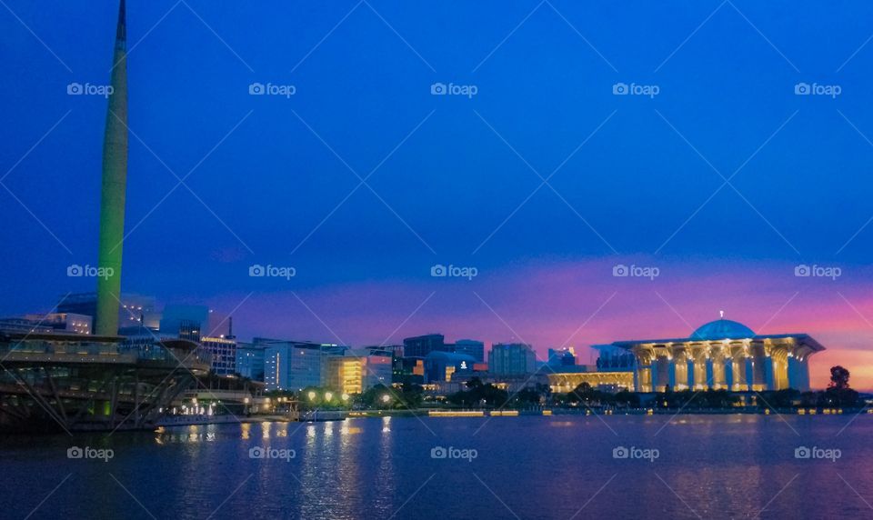 After sunset infront highrise building by necromacy