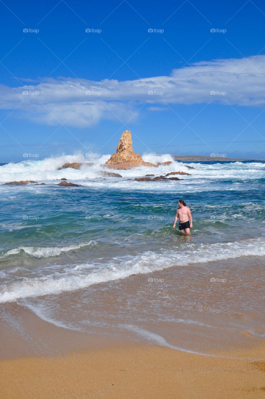 Swimming on balearic sea 