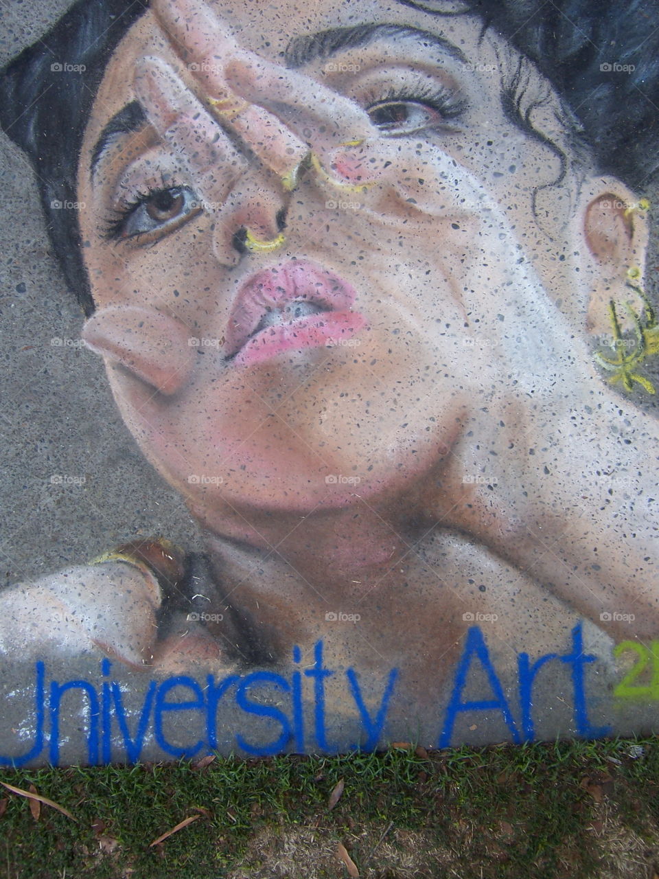 Face, People, Adult, Portrait, Graffiti