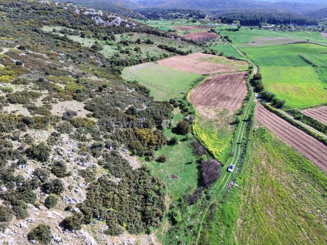 Landscape drone view