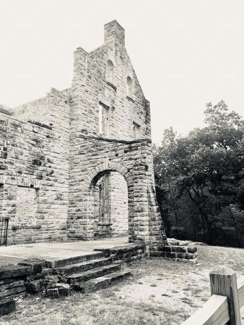 Stunning “castle” up on a hill in Ha Ha Tonka State Park in Missouri was once magnificent before the fire!! 