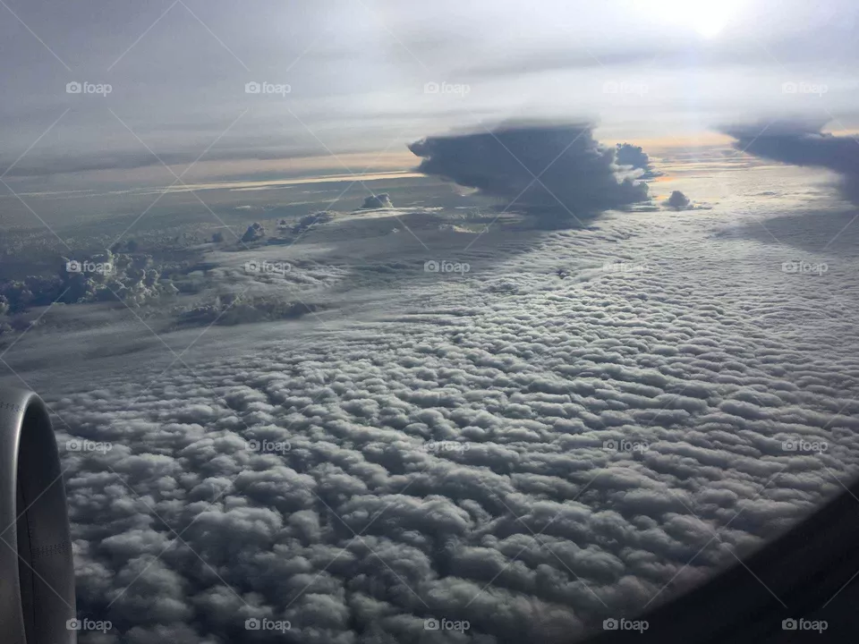above clouds
