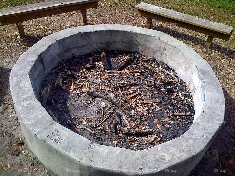 Cement Fire Pit