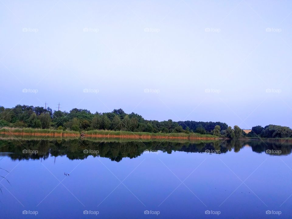 A beautiful summer evening