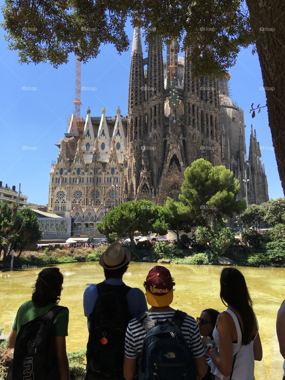 People enjoying the wonders of this cathedral 