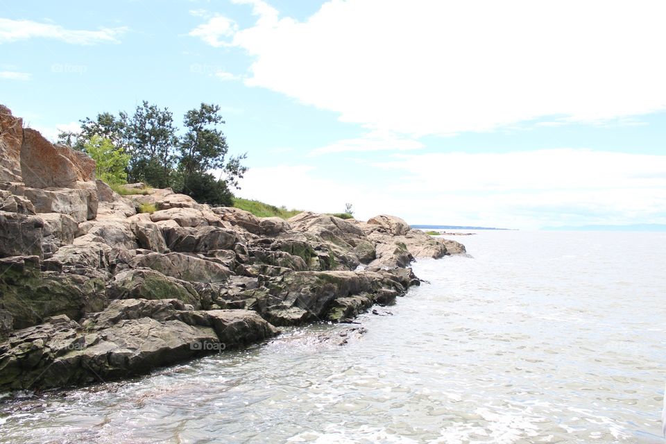 Cliff near the sea