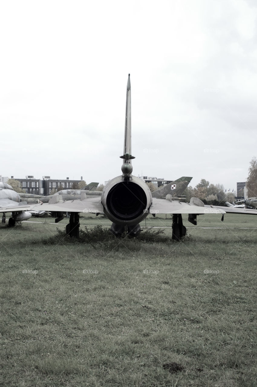 A MIG jet at the Polish Aviation Museum