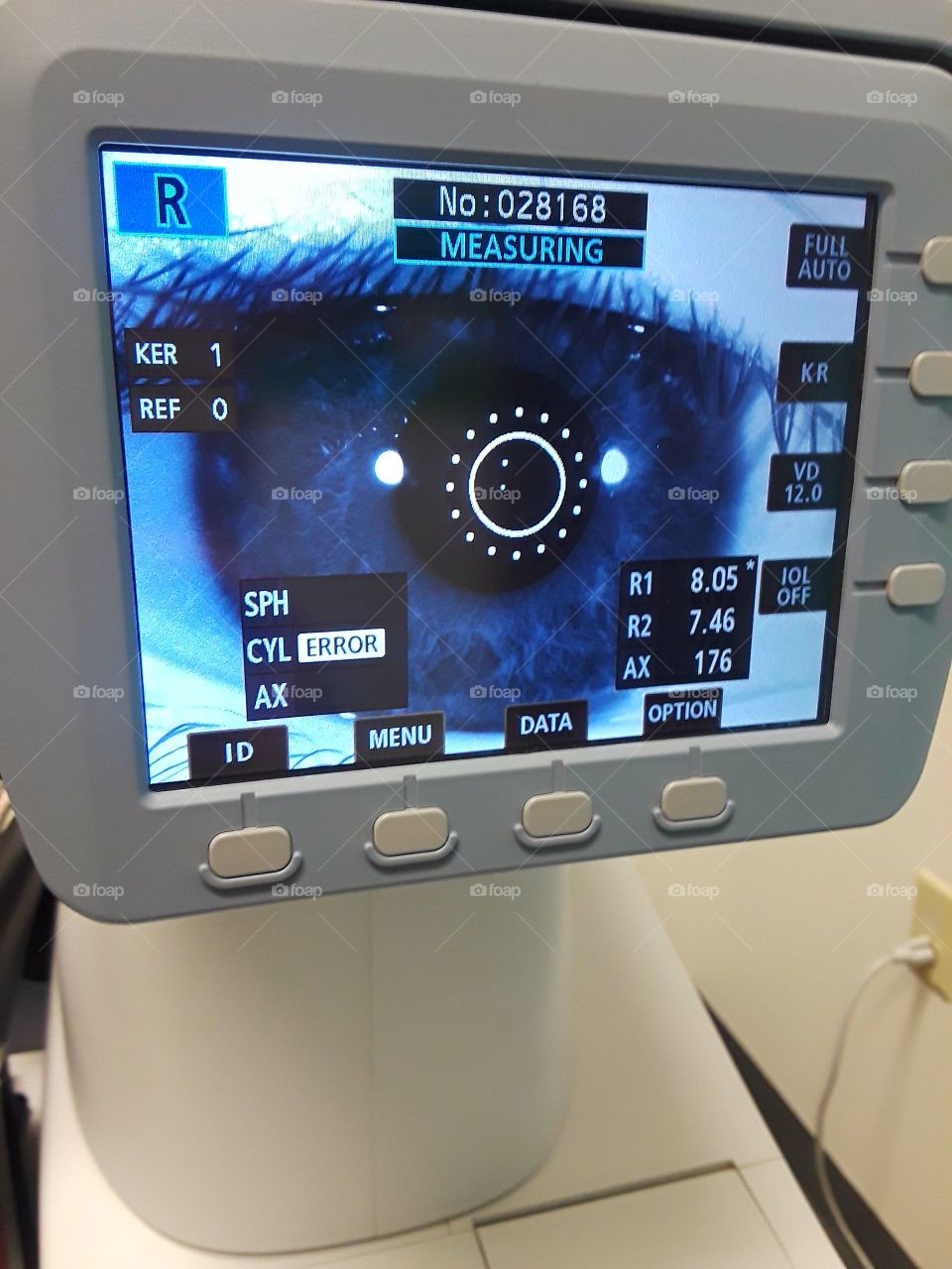 Auto Refractor Eye Test Machine Monitor Eye Doctor Exam