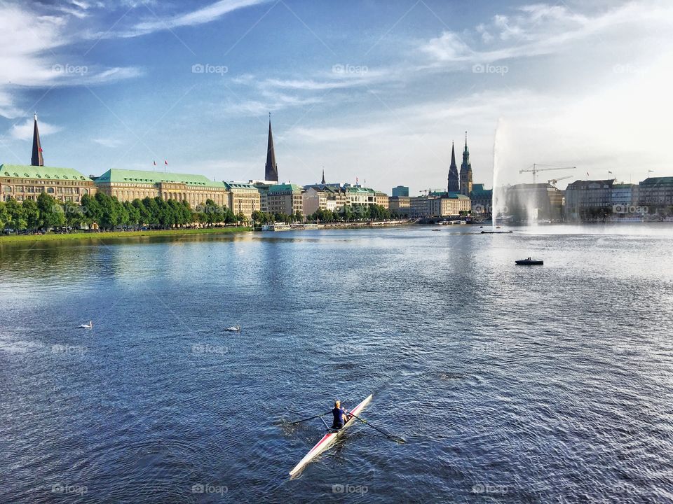 Binnen Alster Hamburg 