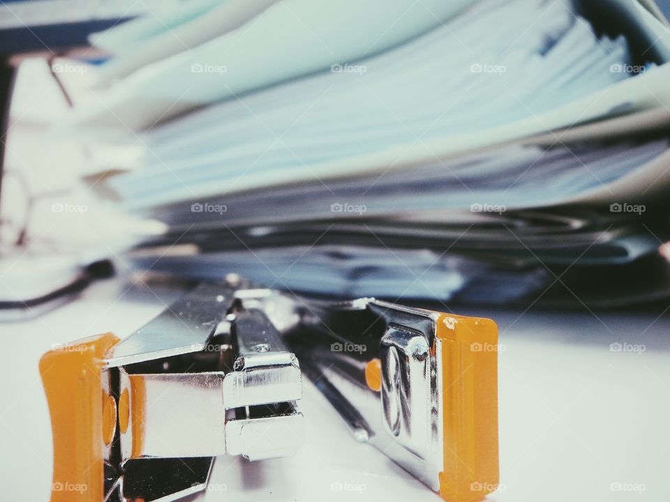 Stapler in a workplace 