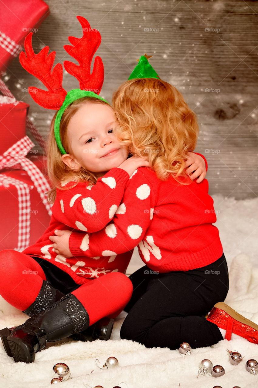 Christmas hugs