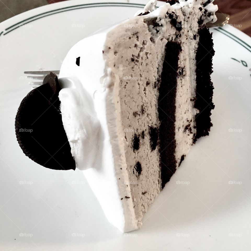 Slice of Coldstone cake 