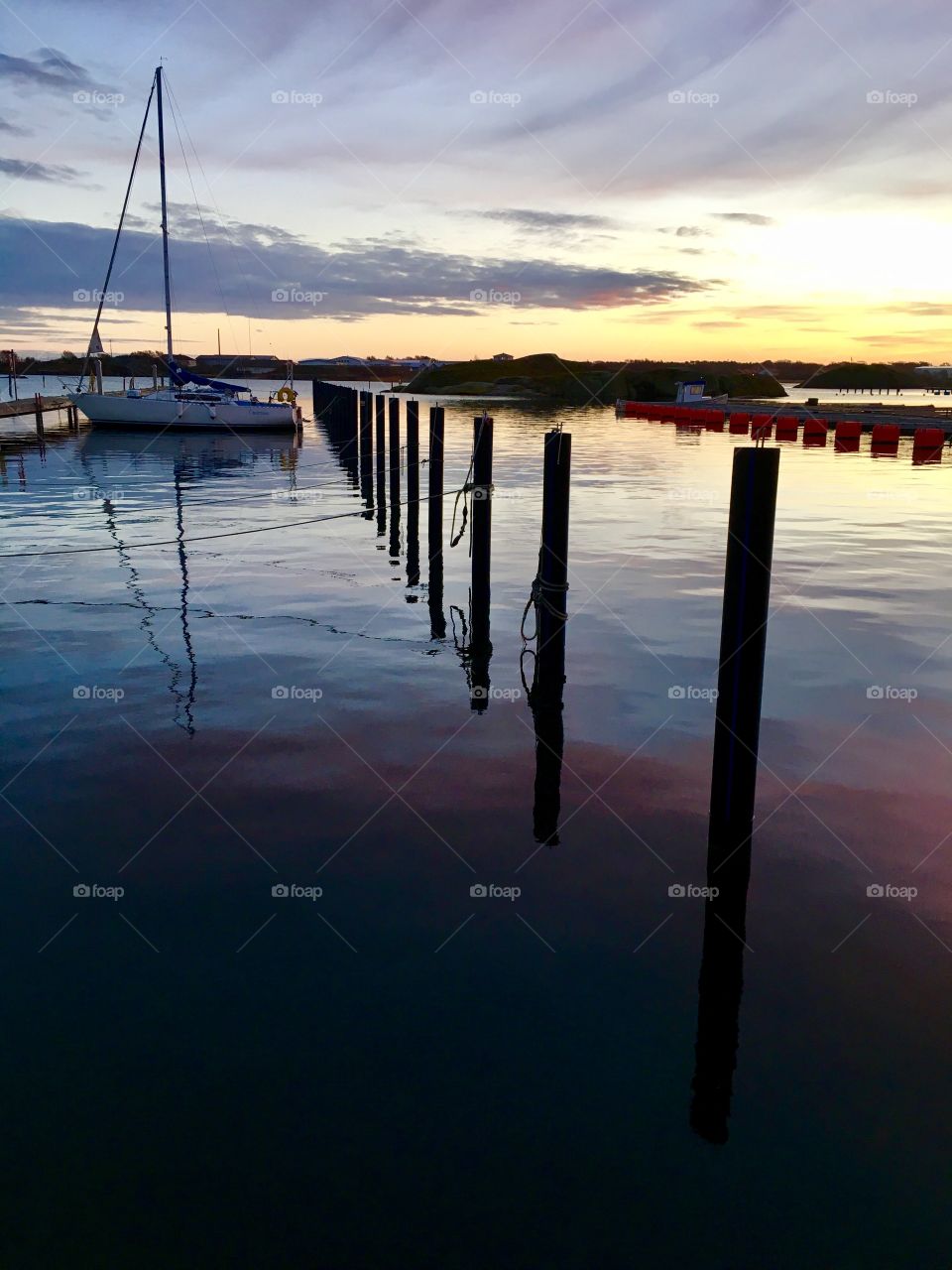 Last boat in the harour