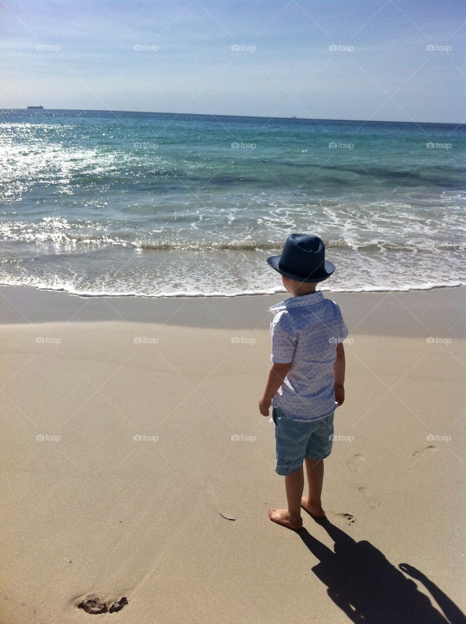Boy at beach