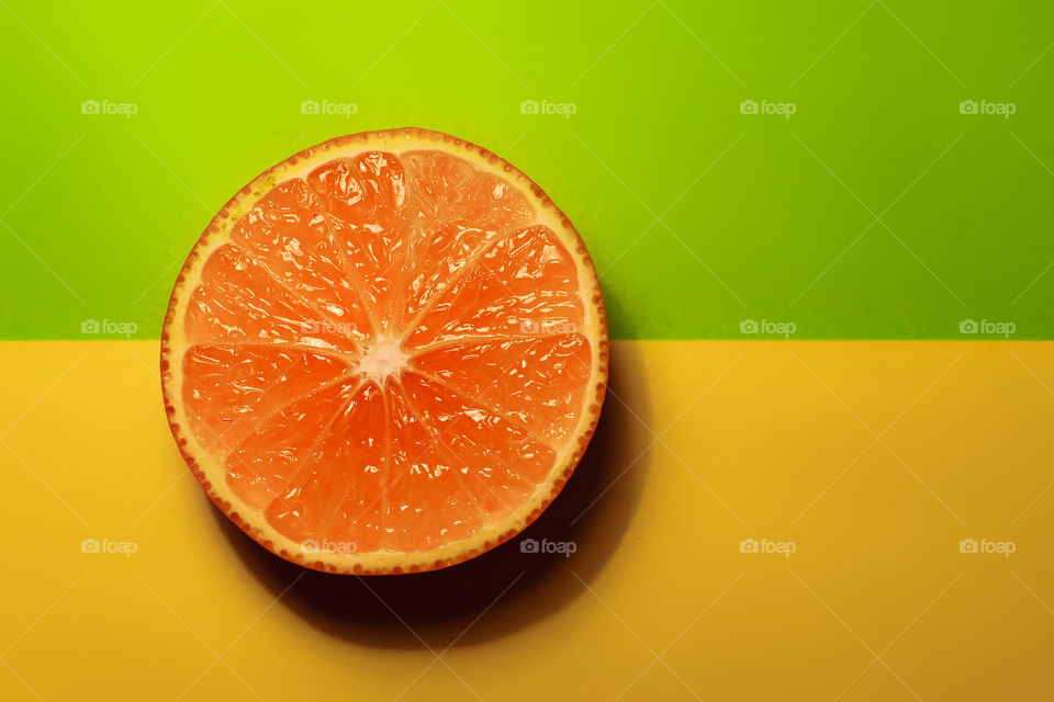 Half of orange