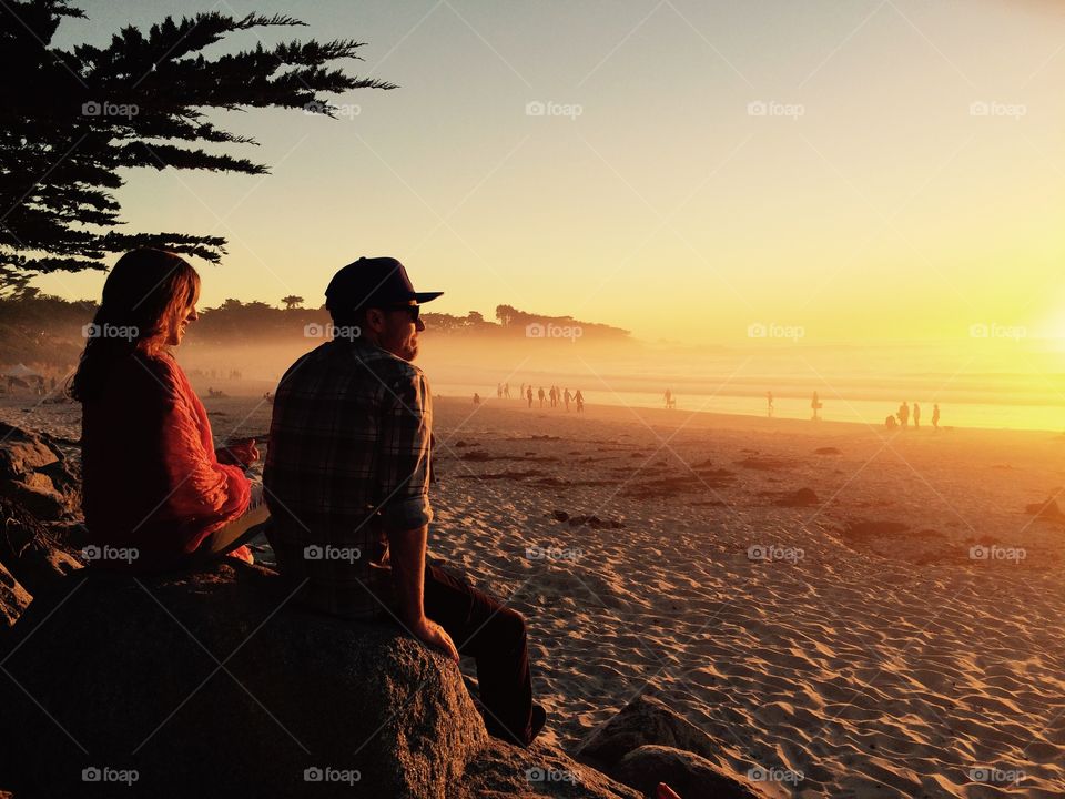 Sunset Memory. Carmel Beach