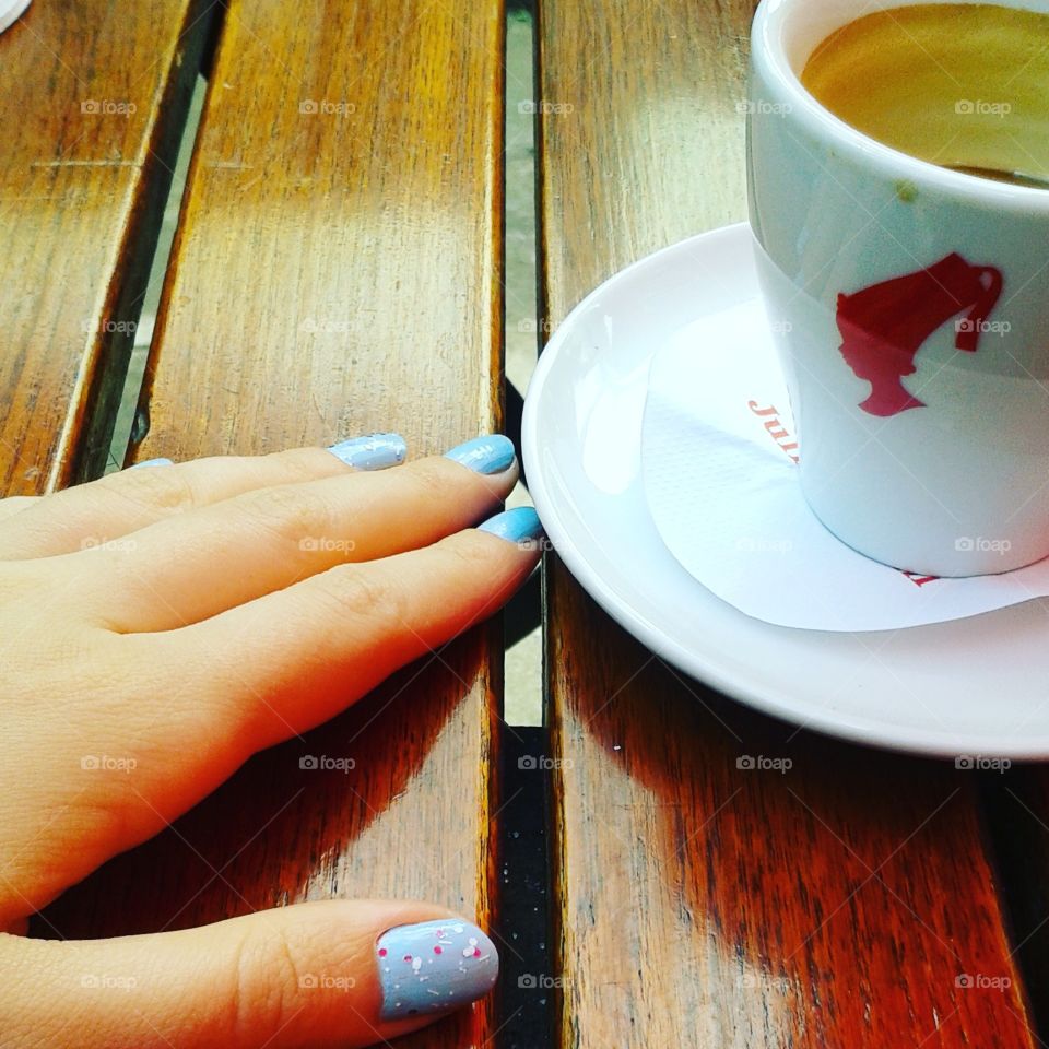 nails colors coffe