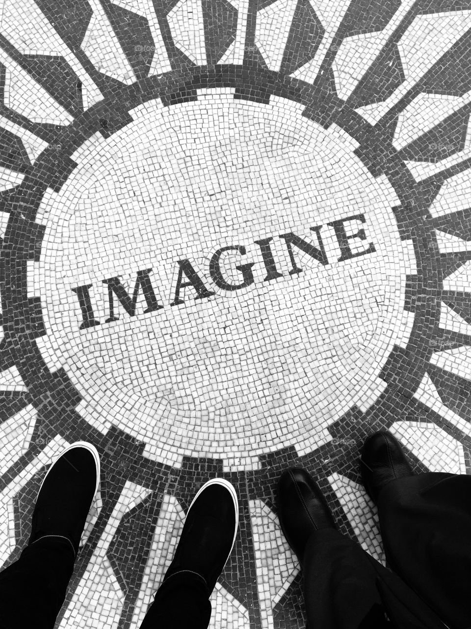 Imagine all the people, living for today