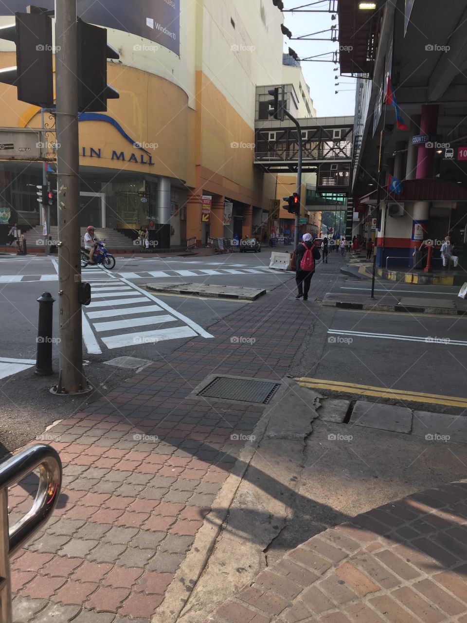Bus halte at Penang City