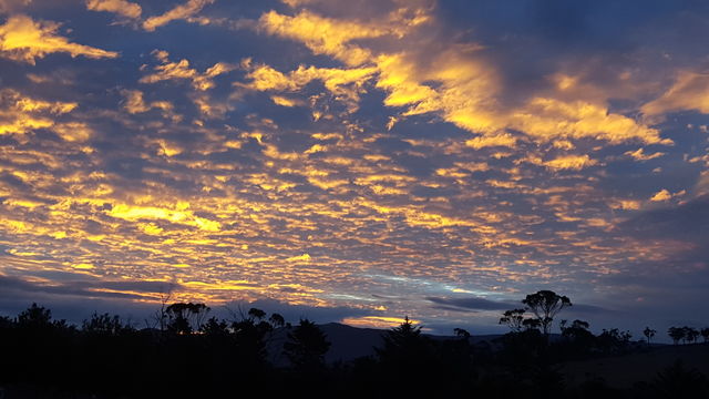cloudy sunset