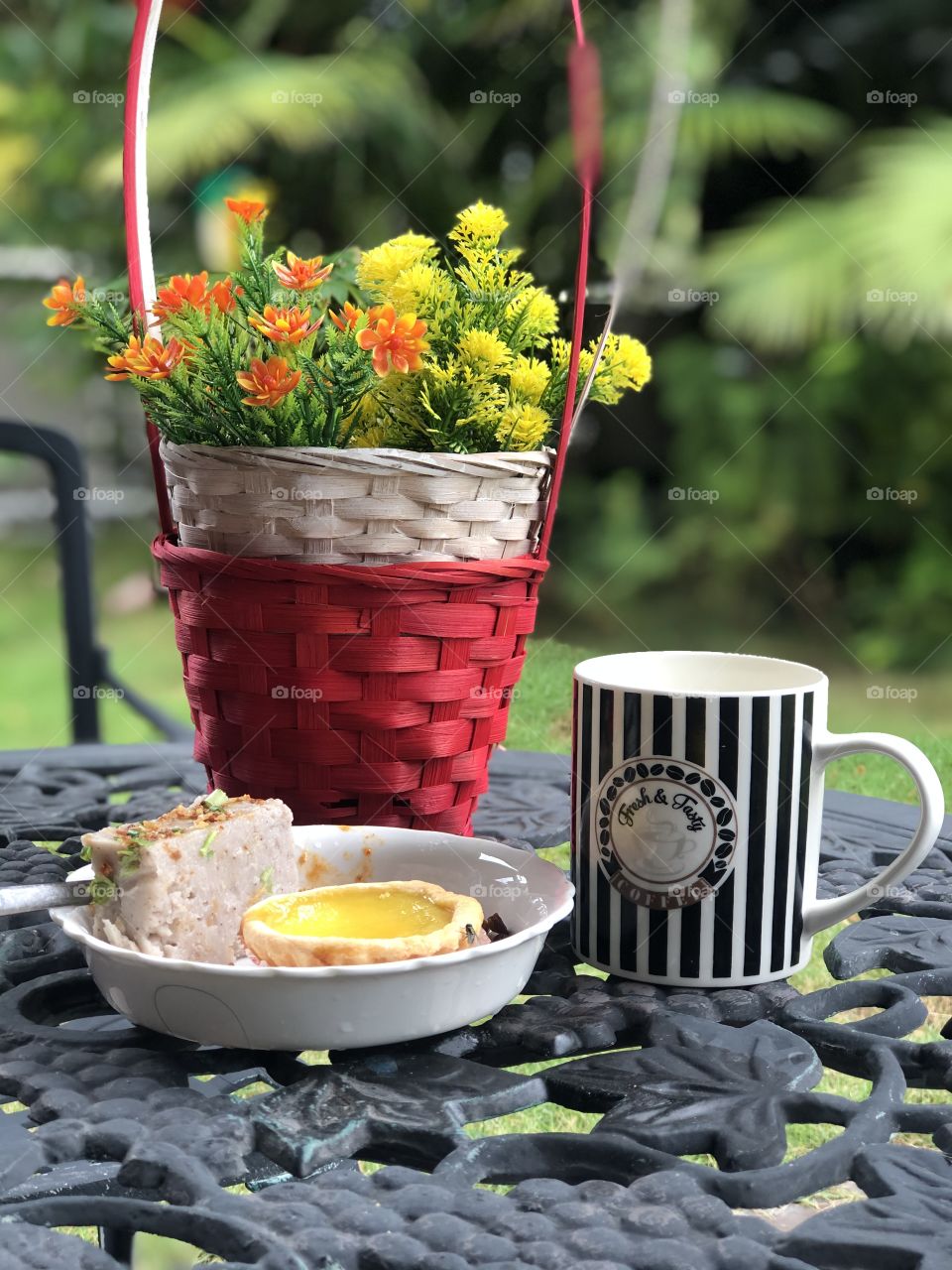 Marvelous snack with coffee 