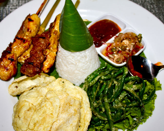 Traditional Indonesian food.