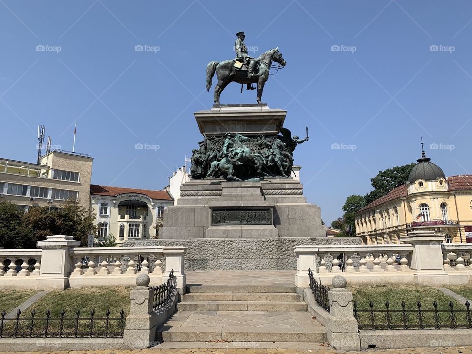 Tsar Osvoboditel - King Liberator - monument in the center of Sofia across from the parliament 