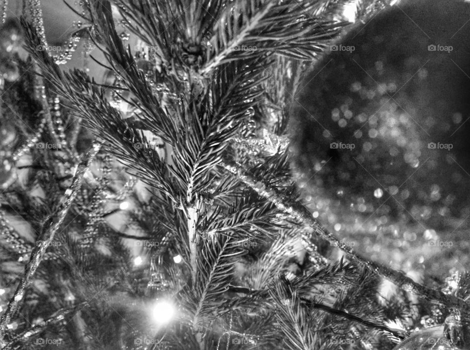 Black & white Christmas Tree 