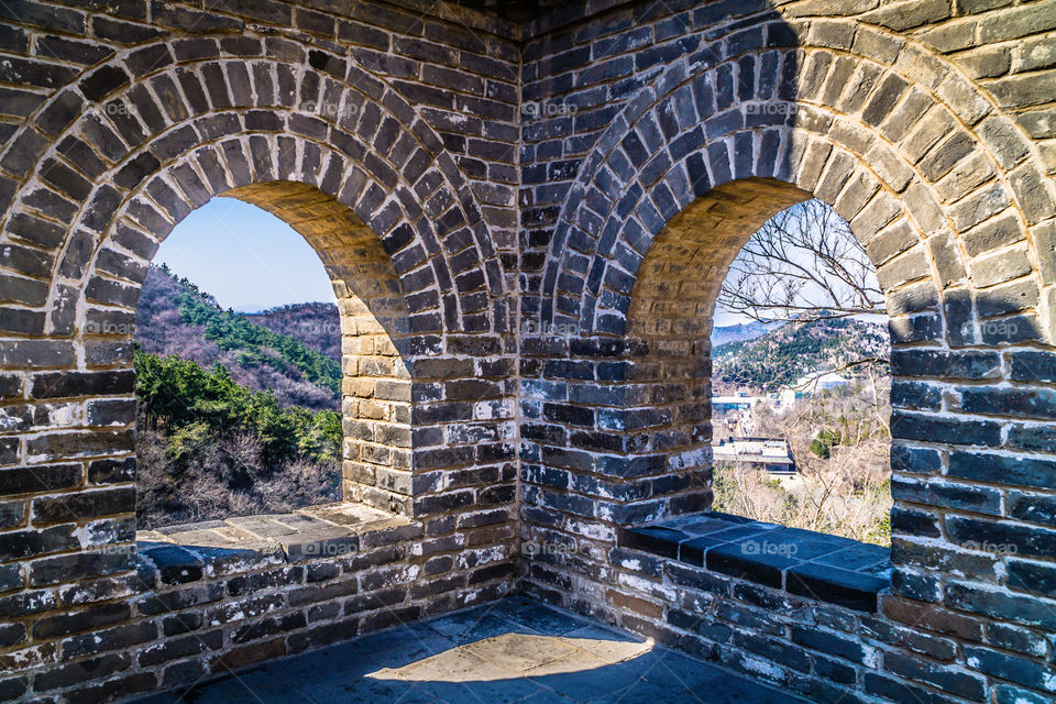 Windows of the Great Wall of China