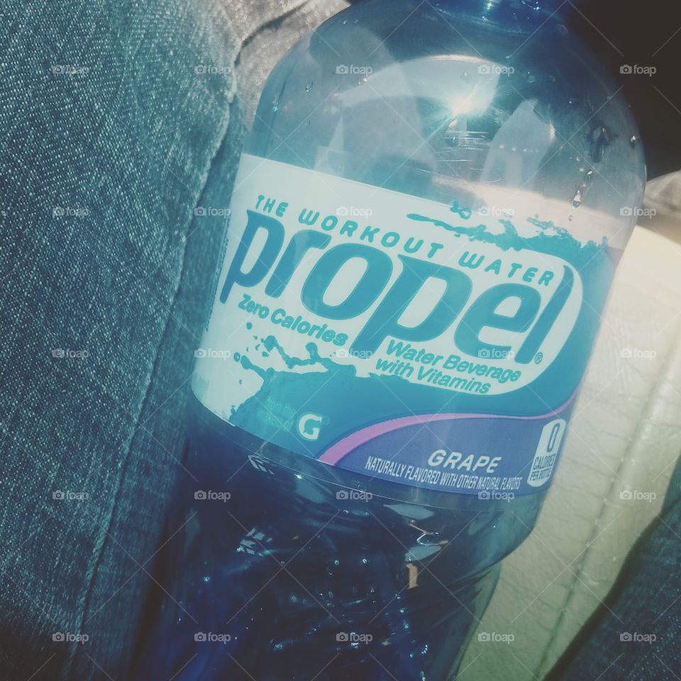 propel water. grape flavor
