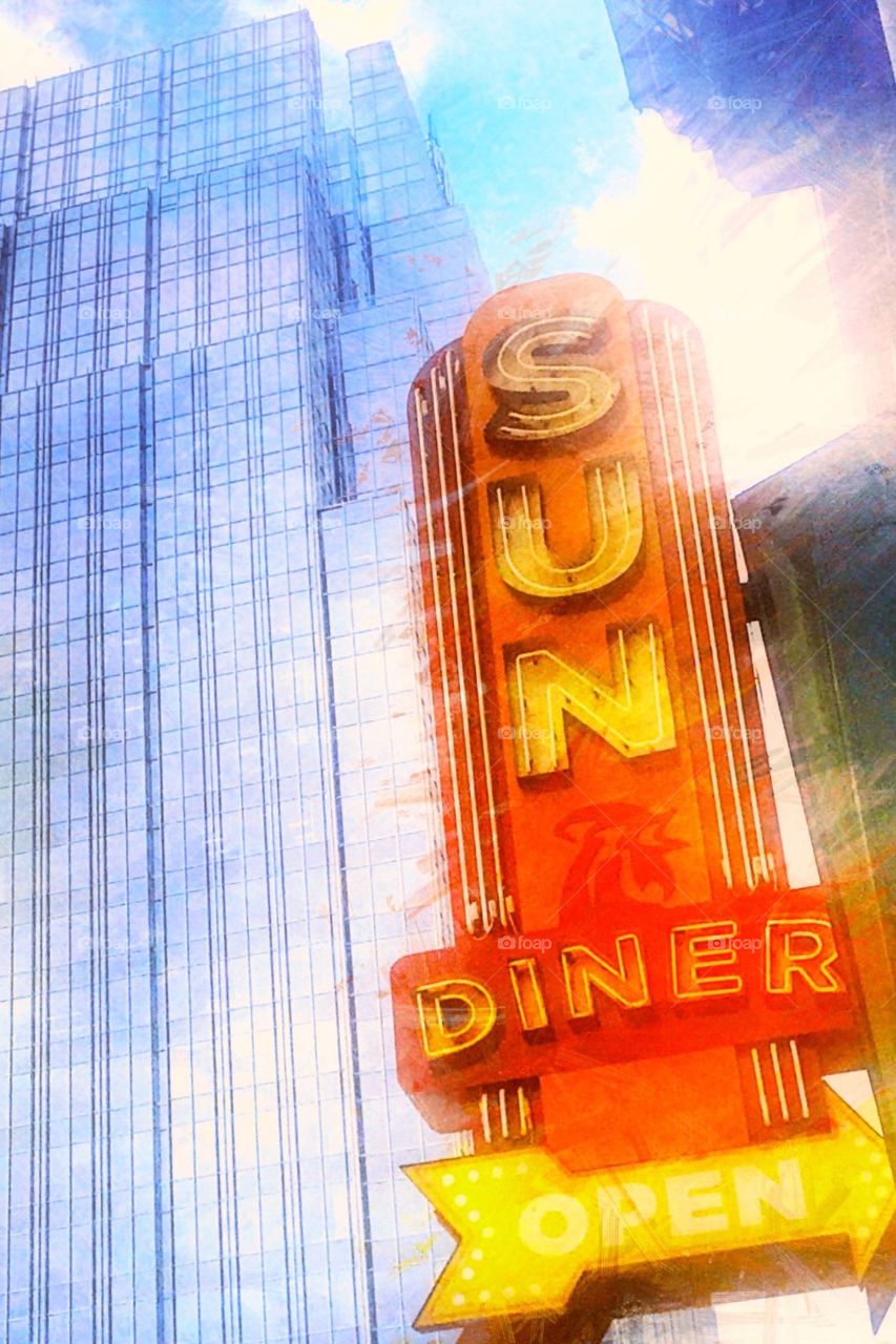 Sun Diner in Nashville. Fun place to eat breakfast!