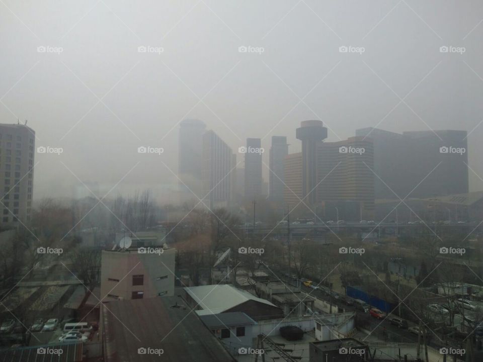 Beijing winter air