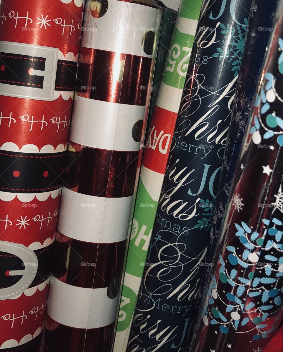Christmas wrapping paper 