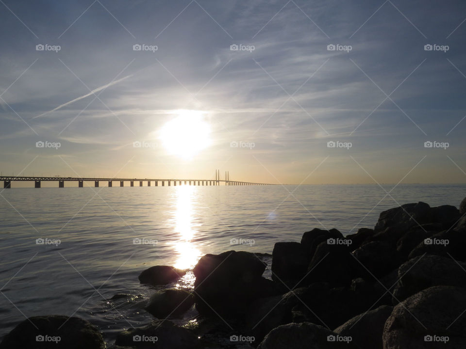 Öresundsbron . The bridge connecting Sweden and Denmark 