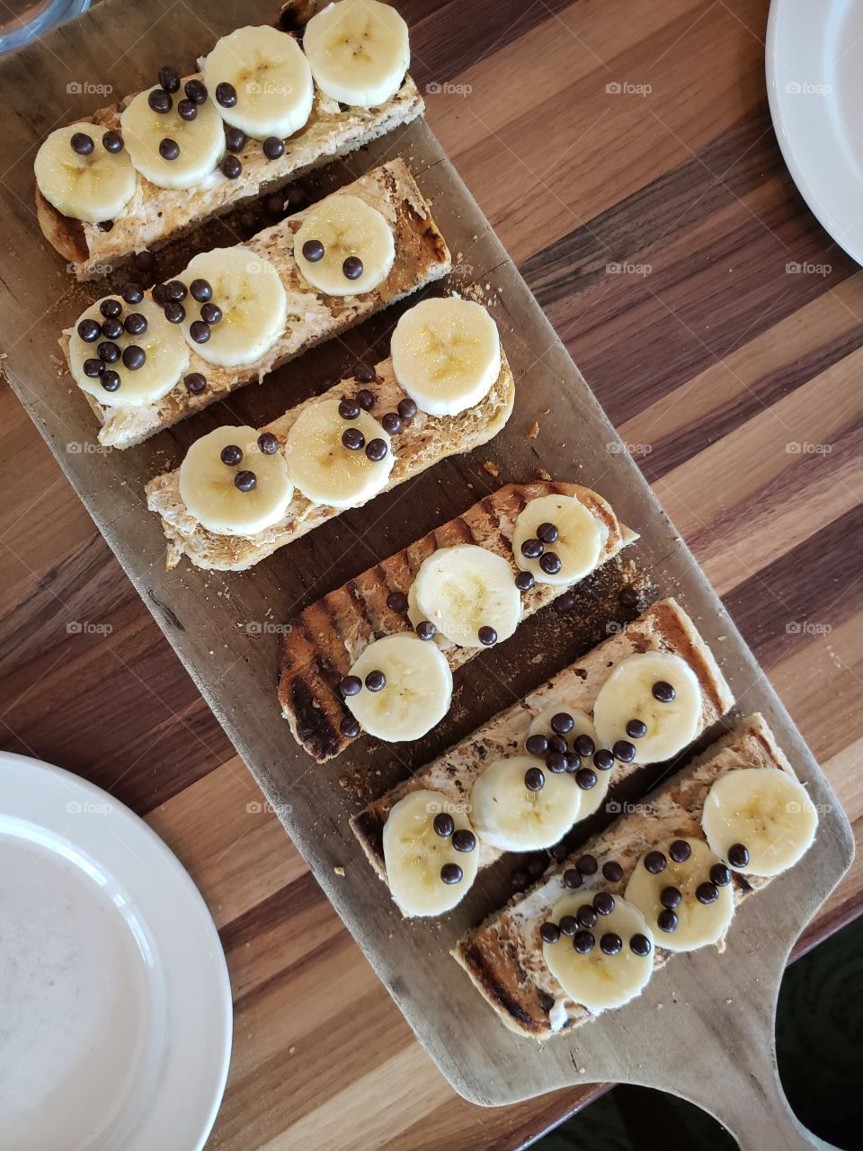 Peanut butter  banana toast