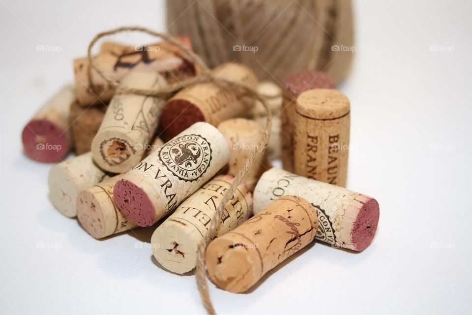 Cork bottles 