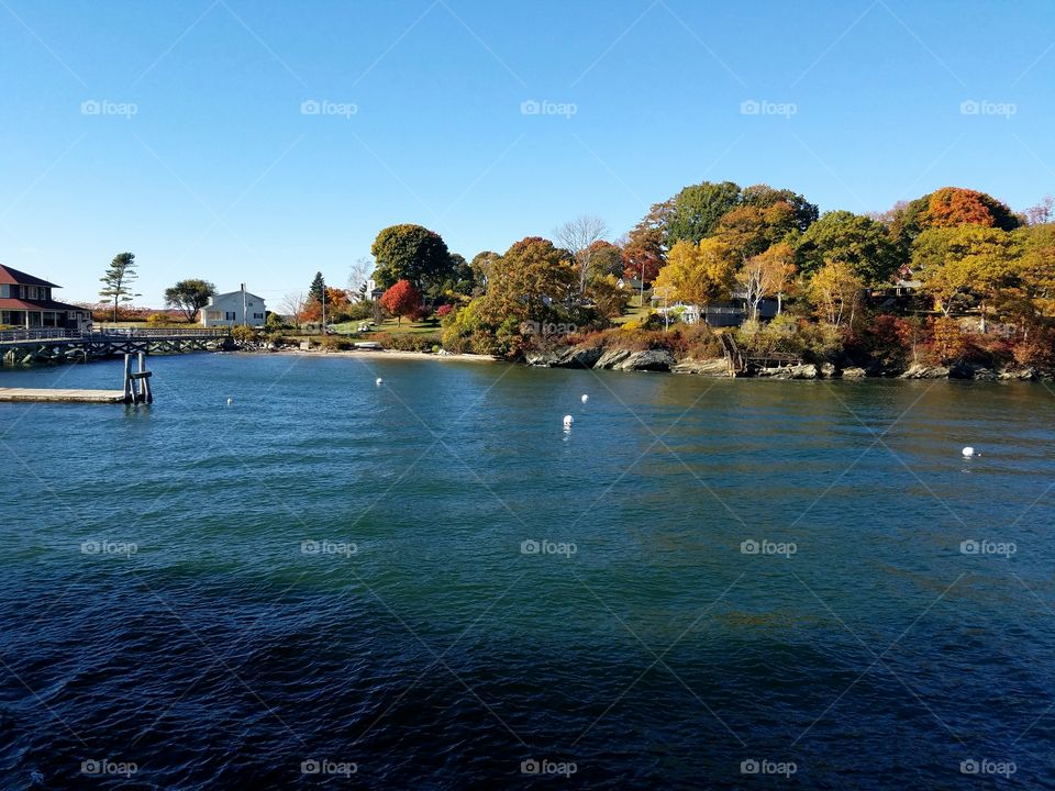 Portland, Maine - Autumn Ferry Ride Along Coastal Islands