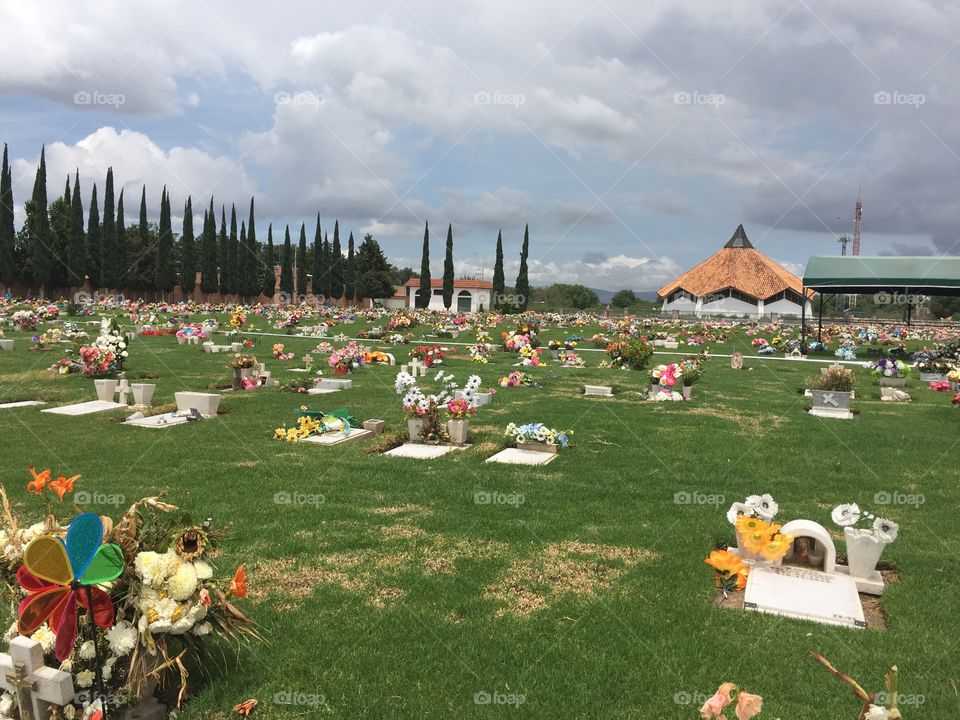Beautiful Cemetery in San Luis Potosí, Mexico