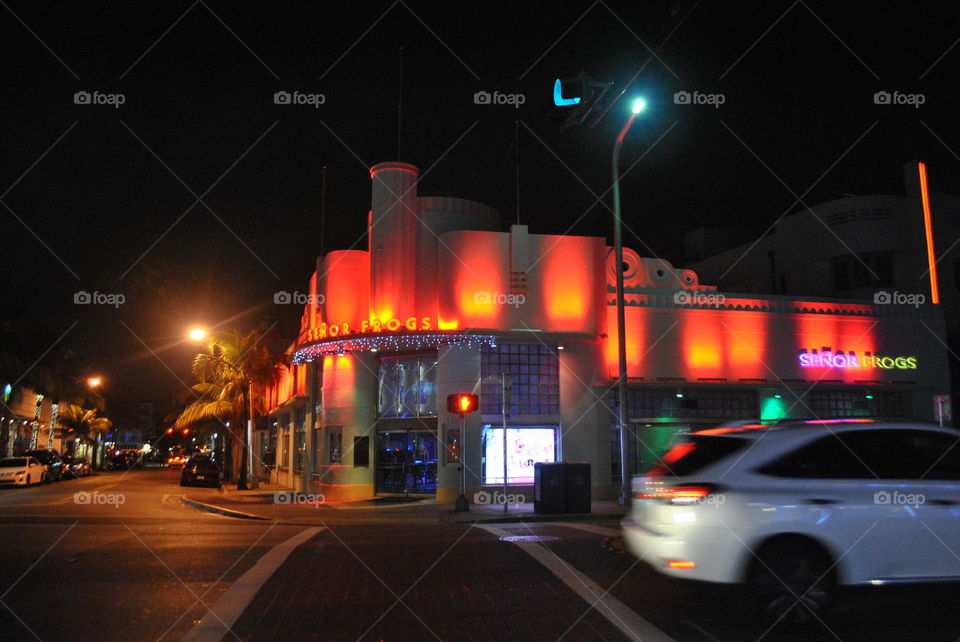 A red building in Miami