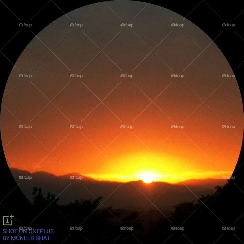 true nature sunset no filter 
📸 Muneeb bhat