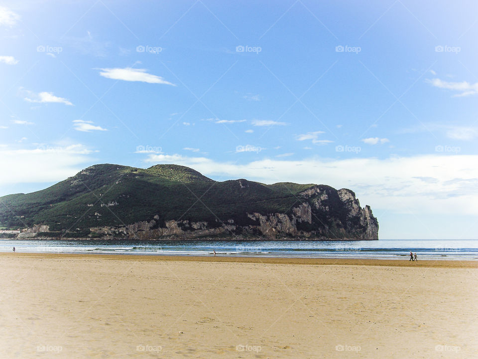 Laredo Beach. Where we stayed on tour when Cavalia was in Bilbao