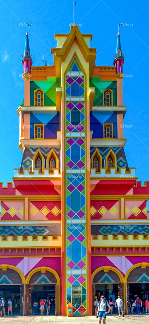 Beto Carrero World Park: "Castle of Nations" Inspired by medieval castles and its artistic painting was designed so that the visitor already enters the atmosphere of fantasy.
Parque Beto Carrero World: "Castelo das Nações"